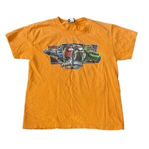 Vintage Mighty Morphin Power Rangers SPD‎ 2004 Orange T Shirt Youth XS